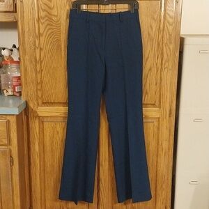 Reiss NWOT Women's‎ Jade Wide-Leg High-Waist Trousers Pants Size 4L Teal Green